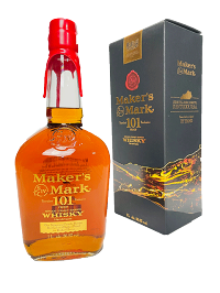 【並行輸入品】【大容量】メーカーズマーク101プルーフ50.5度1000ml(1リッター)(1L)【2月新商品】【バーボン】【アメリカ】
