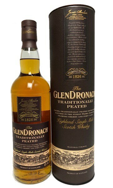 GLENDRONACH 【並行輸入品】グレンドロナック・トラディショナリー・ピーテッド　48度　700ml　【箱入り】【ウイスキー】【シングルモルト】【スコットラン