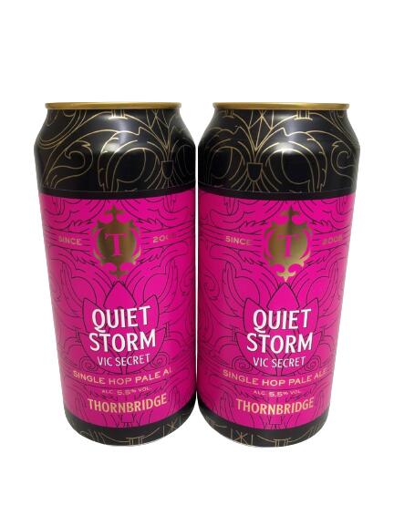 ソーンブリッジ・クワイエットストーム　ヴィックシークレット　ペールエール 5.5％ 440ml缶×2本組　【賞味期限：4月8日】【クラフトビール】【イギリス】のサムネイル