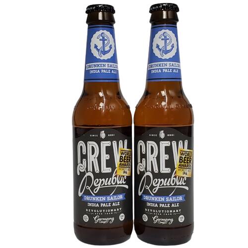 楽天津田SAKE店クリューリパブリック・ドランクンセイラー IPA 6.4％ 330ml瓶×2本組　【CREW Republic】【ドイツ】【ビール】【5月新商品】