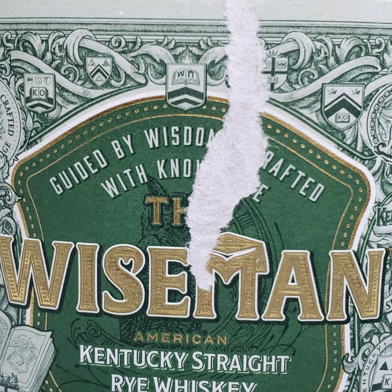 【訳あり】【ラベル不良】【並行輸入品】ケンタッキーオウル・ワイズマン 【ライ】 50.4％ 750ml