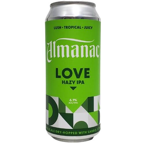 （単品）アルマナック　ラヴ・ヘイジーIPA 6.1％ 473ml缶（単品）【要冷蔵商品】【クラフトビール】【アメリカ】【Almanac】