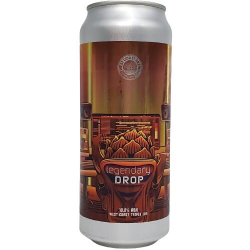 （単品）ウエストコーストブリューイング・レジェンダリードロップ West Coast Triple IPA 10％ 500ml 【要冷蔵商品】【クラフトビール】【静岡】【West Cast Brewing】【5月新商品】