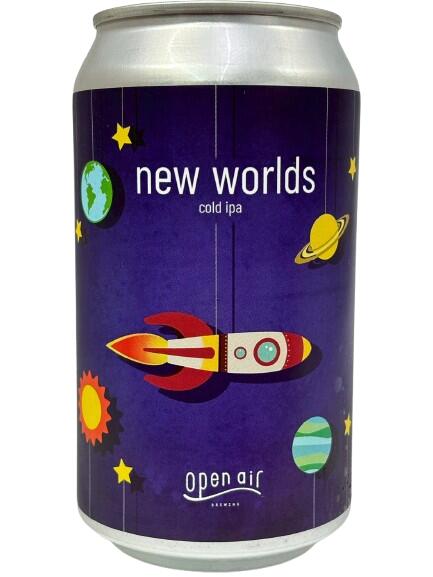 (単品)open air new worlds(ニューワールズ)COLD IPA 7% 350ml缶 【要冷蔵商品】【クラフトビール】【兵庫】【openair】【オープンエア】【5月新商品】