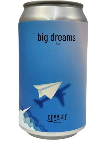 (単品)open air(オープンエア) ビッグドリームス IPA 6.5% 350ml缶(単品)【要冷蔵商品】【クラフトビール】【兵庫】【5月新商品】