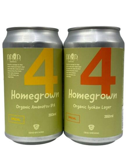 DD4D飲み比べ(Amanatsu IPA、Iyokan Lager) 350ml缶×2本組 【要冷蔵商品】【クラフトビール】【愛媛】【DD4DBREWING】【飲み比べ】【6月新商品】