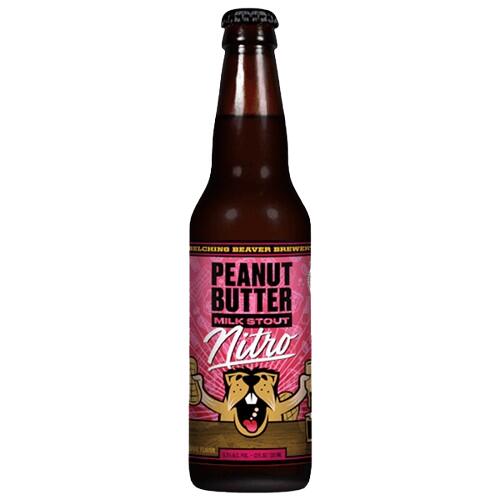 【ボトル】（単品）ベルチングビーバー　ピーナッツバター・ミルクスタウト・ナイトロ　5.3％ 355ml瓶 【要冷蔵商品】 【クラフトビール】 【アメリカ】 【BelchingBeaver】のサムネイル
