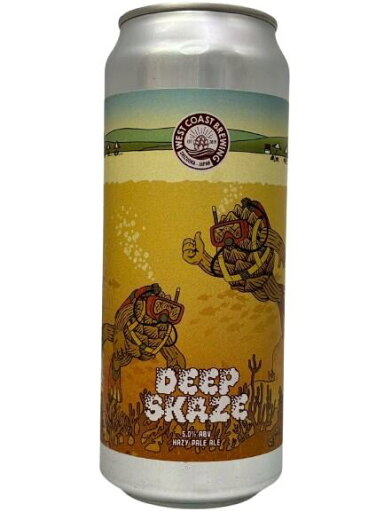 (単品)ウエストコーストブリューイング Deep Skaze(ディープスケイズ)Hazy Pale Ale 5.0% 500ml缶【要冷蔵商品】【クラフトビール】【静岡】【West Cast Brewing】【8月新商品】 (単品)ウエストコーストブリューイング Deep Skaze(ディープスケイズ)Hazy Pale Ale 5.0% 500ml缶【要冷蔵商品】【クラフトビール】【静岡】【West Cast Brewing】【8月新商品】