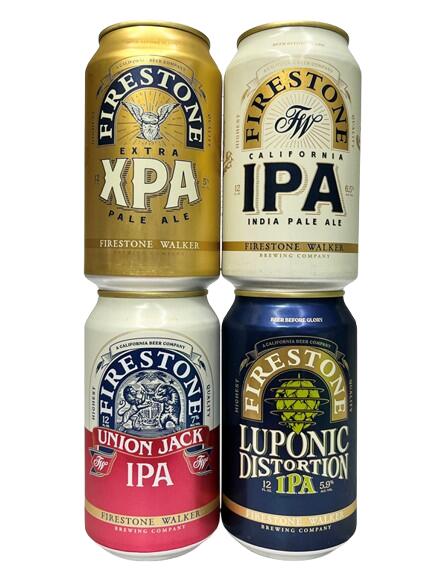 ファイアーストーンウォーカー 4種（ルポニック、カリフォルニア、ユニオン、ファイアーストン）355ml缶×4本セット【要冷蔵商品】【飲み比べ】【クラフトビール】【アメリカ】【FirestoneWalker】【9月新商品】