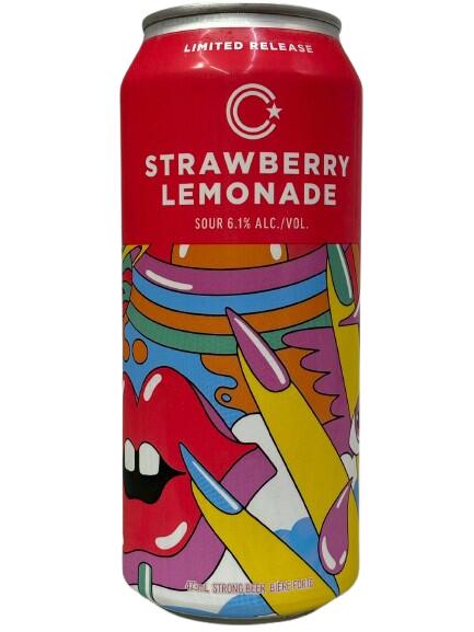 （単品）コレクティブアーツ・ストロベリーレモネードサワー 6.1% 473ml缶 【要冷蔵商品】【クラフトビール】【カナダ】【Collective Arts】【11月新商品】