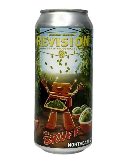 楽天津田SAKE店（単品）レヴィジョン　ザ・ブルッフ　Northeast-Style ダブルIPA　8％ 473ml缶【要冷蔵商品 】【クラフトビール】【アメリカ】【revision】【11月新商品】