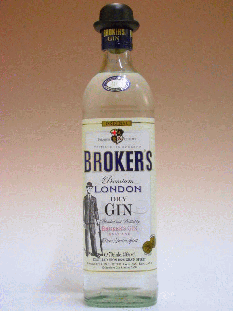 【在庫限りの特別価格】ブローカーズ・ジン　40度　700ml　並行輸入品