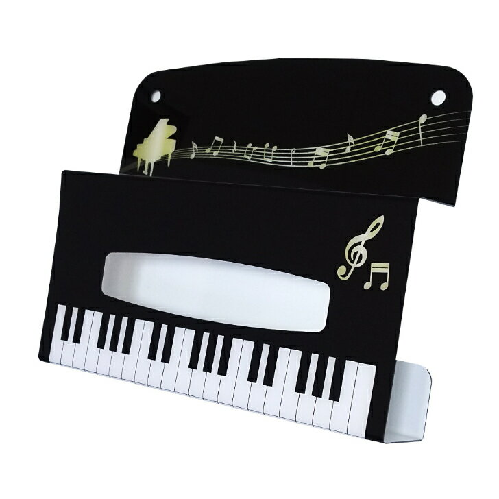 ティッシュケース 壁掛け エレガント ピアノ インテリア 吊り下げ 洗面所 おしゃれ [2]