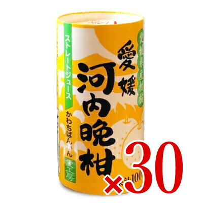 楽天にっぽん津々浦々【最大2200円OFFのスーパーSALE限定クーポン配布中！】《送料無料》愛工房 愛媛河内晩柑 125ml×30本 ケース販売