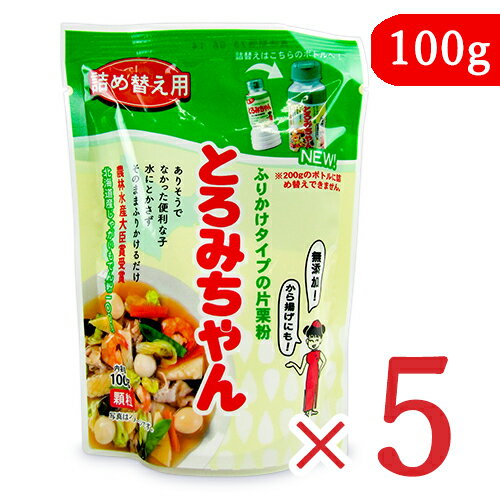 【ブラックフライデー限定!最大2000円OFFクーポン配布中!】丸三美田実郎商店 とろみちゃん 詰め替え 100g × 5袋 片栗粉