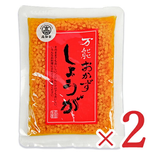 【最大2200円OFFのスーパーSALE限定クーポン配布中！】四国健商 万能おかずしょうが 130g × 2袋 高知県産生姜