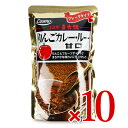 【最大10%OFF!GW限定まとめ買いクーポン配布中!】《送料無料》コスモ食品 直火焼りんごカレールー甘口 170g × 10袋