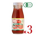 光食品 国産有機トマト使用 有機トマトケチャップ 200g × 3個 有機JAS