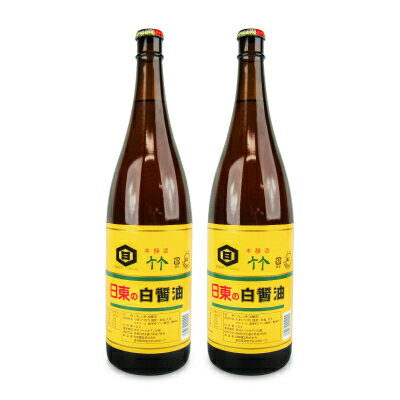 《送料無料》日東醸造 白醤油 竹 1800ml × 2本