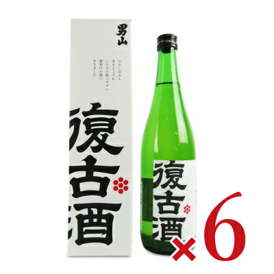 男山 《送料無料》 男山 復古酒（化粧箱入り） 720ml × 6本［清酒 男山 北海道］