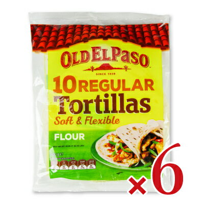 【最大2000円OFFクーポン配布中！楽天スーパーSALE】《送料無料》オールドエルパソ フラワートルティーヤ 400g × 6袋のサムネイル