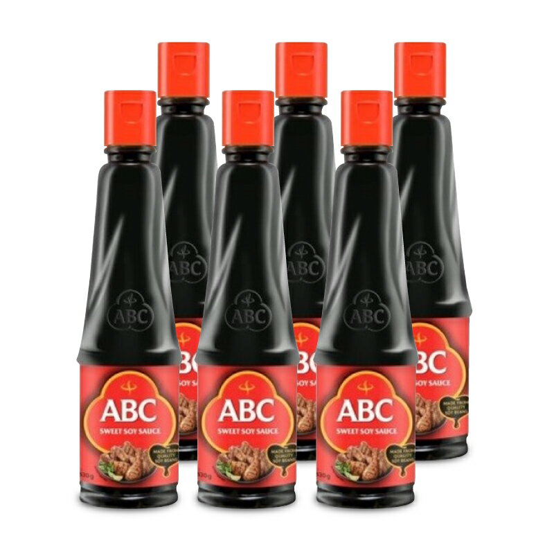 【最大2200円OFFのスーパーSALE限定クーポン配布中！】《送料無料》ABC ケチャップマニス 600ml×6本（スイートソイソース）［HALAL認証商品］