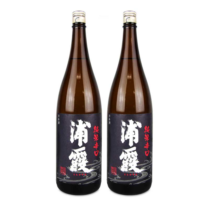 【マラソン限定!最大2200円OFFクーポン配布中!】《送料無料》佐浦 浦霞 純米辛口 1.8L × 2本