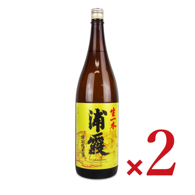 【マラソン限定!最大2200円OFFクーポン配布中!】《送料無料》佐浦 浦霞 生一本 特別純米 1.8L × 2本