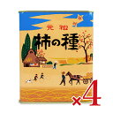 【GW限定！最大10%OFFクーポン配布中！】浪花屋製菓 柿の種進物縦缶 KT05 180g × 4個