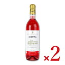 【スーパーSALE限定!最大2000円OFFクーポン配布中!】《送料無料》朝日町ワイン ロゼ 720ml × 2本