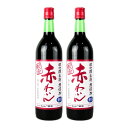 【スーパーSALE限定!最大2000円OFFクーポン配布中!】シャトー勝沼 無添加 赤ワイン 辛口 720ml × 2本