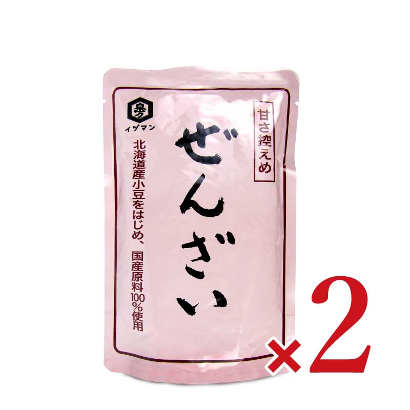 ぜんざい 【月初め34時間限定！最大2200円クーポン配布中！】泉万醸造 ぜんざい 180g × 2袋