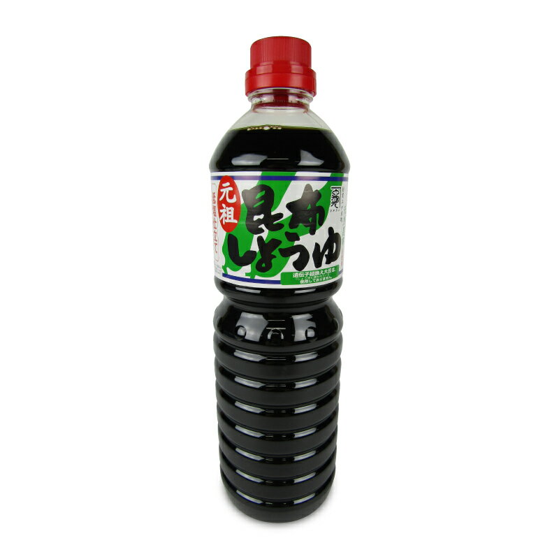 【最大2200円OFFのスーパーSALE限定クーポン配布中！】中村醸造元 昆布しょうゆ 1000ml