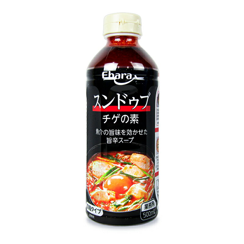 【GW限定！最大10%OFFクーポン配布中！】エバラ スンドゥブチゲの素 500ml 濃縮タイプ