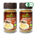 《送料無料》ビオピュール 有機穀物コーヒー 100g×2本 ミトク 有機JAS オーガニック