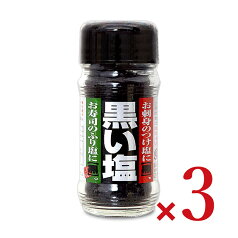 男鹿半島の塩 黒い塩 40g × 3本 ［男鹿工房］【竹塩 焼塩 塩 しお salt ソルト 秋田】