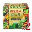 【最大10%OFF!GW限定まとめ買いクーポン配布中!】新日配薬品 陽光酵素青汁 3g×30袋 × 2箱