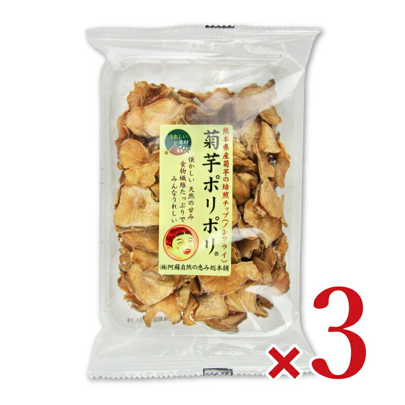 阿蘇自然の恵み総本舗 菊芋ポリポリ40g × 3袋