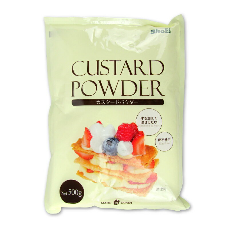 【月初め34時間限定!!最大2000円OFFクーポン配布中!! 】正栄食品 カスタードパウダー 500g