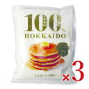 【スーパーSALE限定!最大2000円OFFクーポン配布中!】江別製粉 100%HOKKAIDO パンケーキミックス 450g × 3袋
