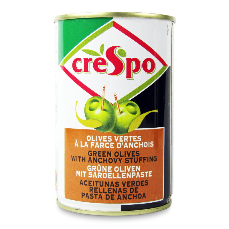 【ブラックフライデー限定!最大2000円OFFクーポン配布中!】クレスポ スタッフドオリーブ アンチョビ 120g