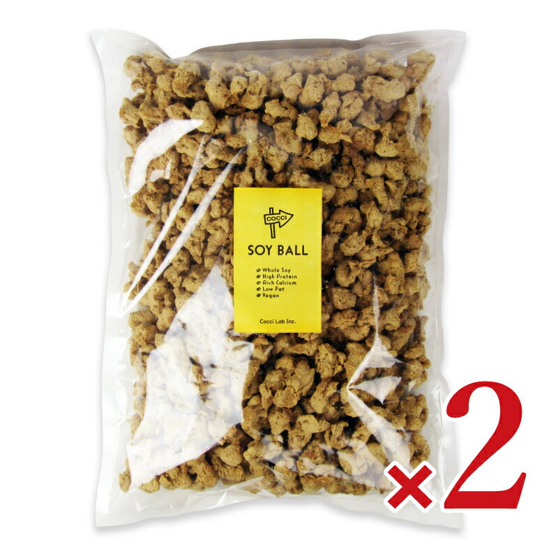 【ブラックフライデー限定!最大2000円OFFクーポン配布中!】《送料無料》コッチラボ ソイボール 1kg × 2個
