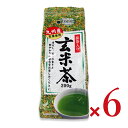 【マラソン限定!最大2000円OFFクーポン配布中!】国太楼 抹茶入りこうばしい玄米茶 200g × 6個