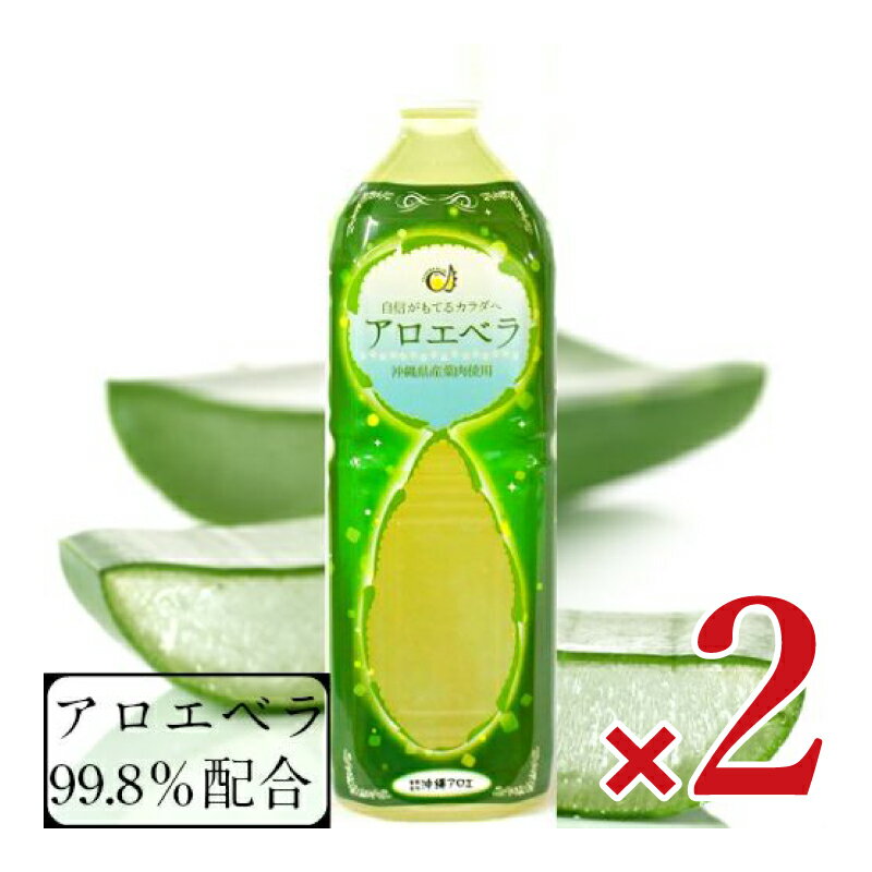 【ブラックフライデー限定!最大2000円OFFクーポン配布中!】《送料無料》山原生まれのアロエベラジュース 1L (1000ml) × 2本