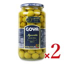【最大10%OFF!GW限定まとめ買いクーポン配布中!】GOYA ゴヤ グリーン オリーブ(種あり) 928g × 2個