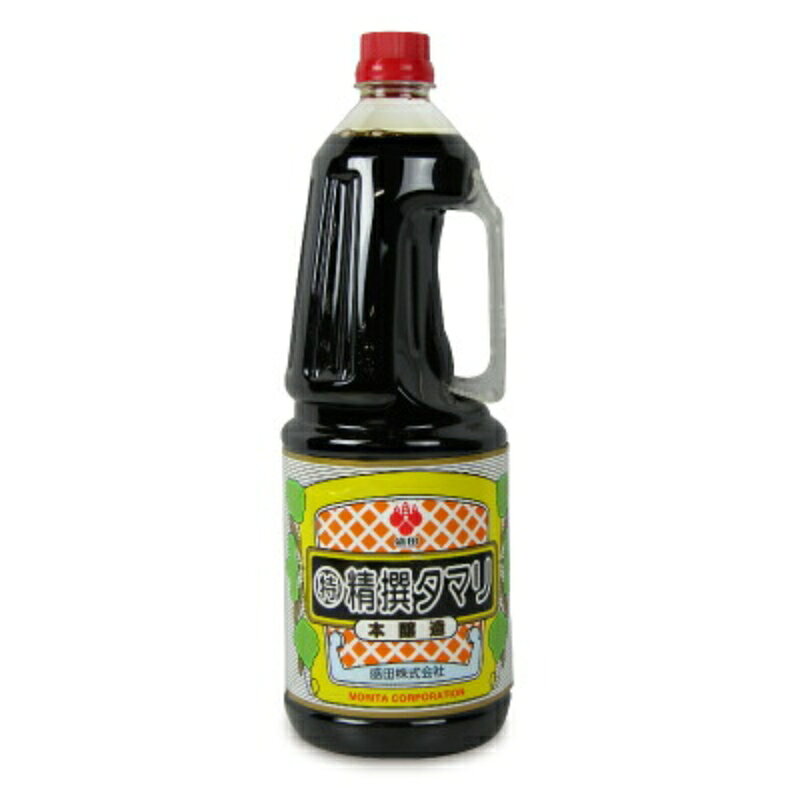 　 盛田（MORITA）の特級精撰たまりしょうゆ 本醸造 1.8L たまり特有のコクと旨みはそのままに煮物、うどん汁などの料理の基本ベースに たまり特有のコクと旨みはそのままに、色をうすく仕上げた本醸造特級たまりです。たまりの特長を生かした煮物、うどん汁など料理の基本ベースとして幅広くお使いいただけます。 《盛田のたまり》 たまりしょうゆは、盛田の地元である愛知を始め岐阜・三重など東海地方名産の調味料です。 原料の大豆と小麦の割合は、こいくちしょうゆはほぼ同量ですが、たまりしょうゆは大豆が大半で、小麦はごくわずかしか使用していません。よって、大豆たん白に由来する旨味成分が多く含まれており、濃厚な旨みと独特の濃い色合いが特徴です。また、大豆を主原料としているので醤油の旨味の指標となる全窒素分（JAS規格）は、こいくちしょうゆ（特級）が1.5％以上、たまりしょうゆ（特級）が1.6％以上で、盛田のたまりしょうゆはいずれの商品も1.65％-2.70％以上あります。 ※画像はイメージです ■名称 たまりしょうゆ（本醸造） ■原材料名 脱脂加工大豆（分別生産流通管理済み）、食塩、小麦、ぶどう糖果糖液糖、砂糖、大豆（分別生産流通管理済み）/カラメル色素、調味料（アミノ酸）、保存料（安息香酸Na）、甘味料（甘草） ■内容量 1.8L ■賞味期限 製造日より18ヶ月 ※実際にお届けする商品の賞味期間は在庫状況により短くなりますので何卒ご了承ください。 　 　　■栄養成分表示 （100mlあたり） 　　エネルギー：95kcal、たんぱく質：11.5g、脂質：0g、炭水化物：12.2g、食塩相当量：16.8g 　 ■保存方法 直射日光、高温多湿を避けて保存 ■使用上のご注意 ・開栓後はできるだけ冷蔵庫（10℃以下）または冷所に立てて保存し、お早めにご使用ください。 ・この容器は高温になると変形することがあります。 ■製造者 盛田株式会社 ▶ この商品のお買い得なセットはこちらから ▶ 盛田のその他の商品はこちらから 関連商品はこちら！盛田 マルトク精撰タマリ 1.8L × 2本 2,720円盛田 超特選タマリ たまり醤油 1800ml2,295円盛田 さしみタマリ 1.8L ペット［たまり醤1,590円こちらも一緒に購入されています！盛田 さしみタマリ 1.8L × 2本 ペット2,880円