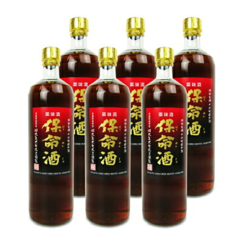 【マラソン限定クーポン配布中】《送料無料》岡本亀太郎本店 保命酒 900ml × 6本【...