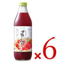 順造選 クランベリー 《送料無料》マルカイ 順造選 クランベリー 果汁50% 瓶 1000ml ×6本 ケース販売