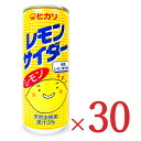 【最大10%OFF!GW限定まとめ買いクーポン配布中!】《送料無料》光食品 レモンサイダー 250ml × 30本 ケース販売