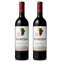 《送料無料》KWV ゴールデンカーン カベルネ・ソーヴィニヨン 750ml × 2本 国分 赤ワイン